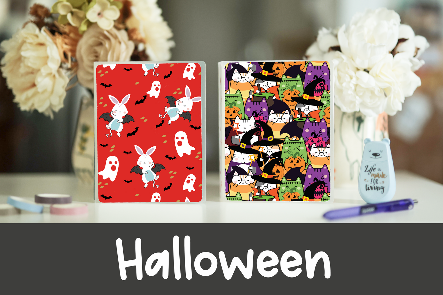 Halloween Sticker Album | 60 Top-Loading Sleeves
