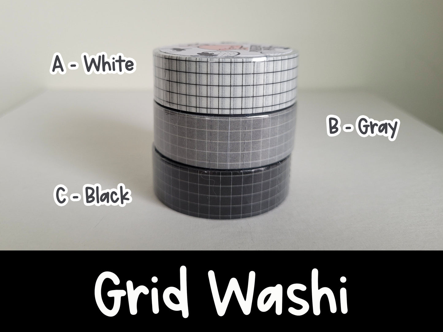 Grid Washi | 15mm x 10m Tape