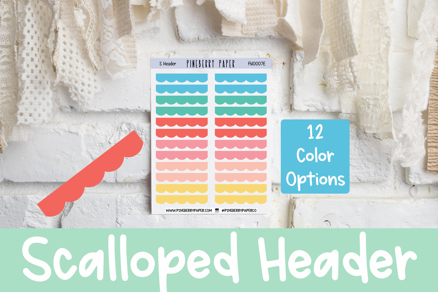 Scalloped Headers | FN0007
