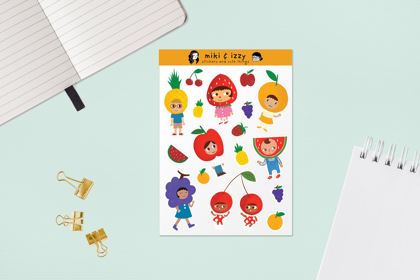 Fruit Kids | Kawaii | Cute | Miki & Izzy