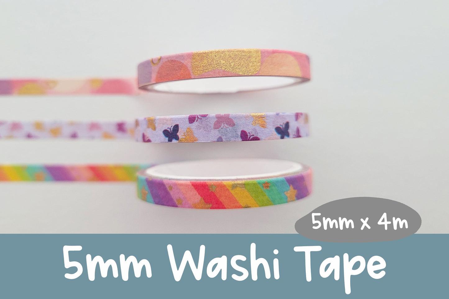 Nostalgic Vibe | 5mm Washi Tape