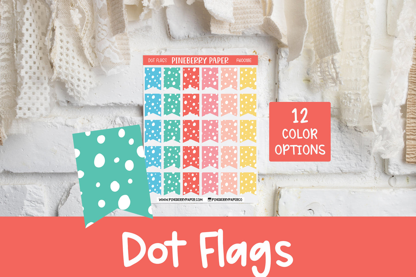 Dot Patterned Flags | FN0018