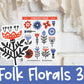 Folk Animals & Florals 1