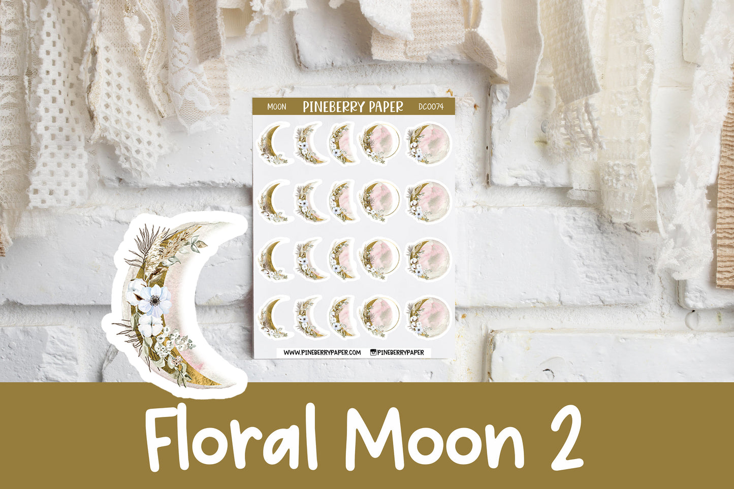 Floral Moon | DC0074 | Discontinued