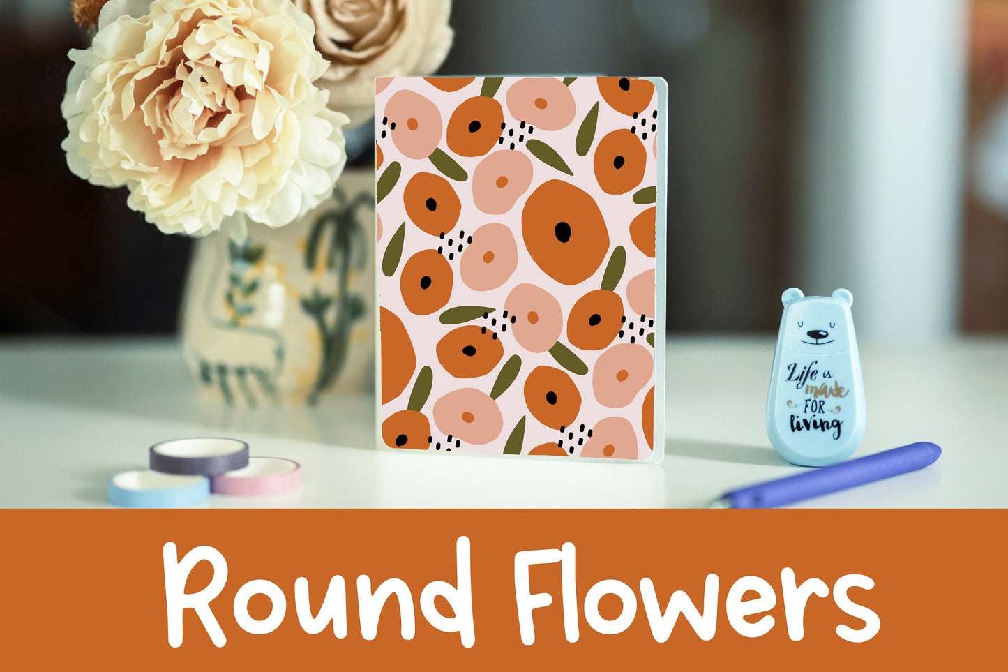 Floral Sticker Album | 60 Top-Loading Sleeves