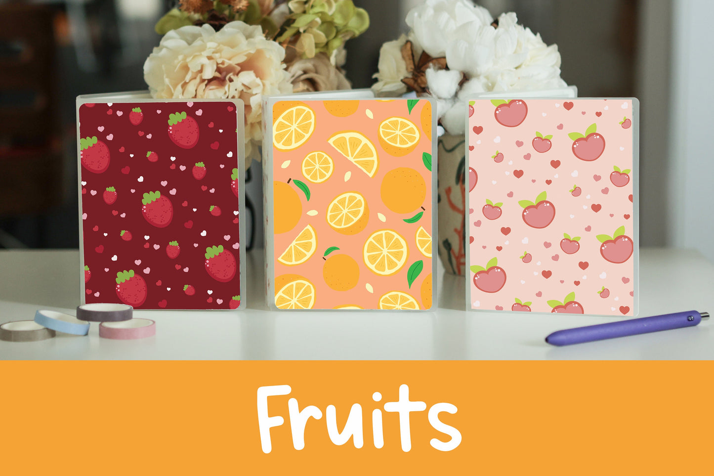 Fruit Sticker Album | 60 Top-Loading Sleeves