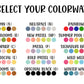 Colorway Vertical Kit | Functional | Stickers | Colorful | Multiple Color Options