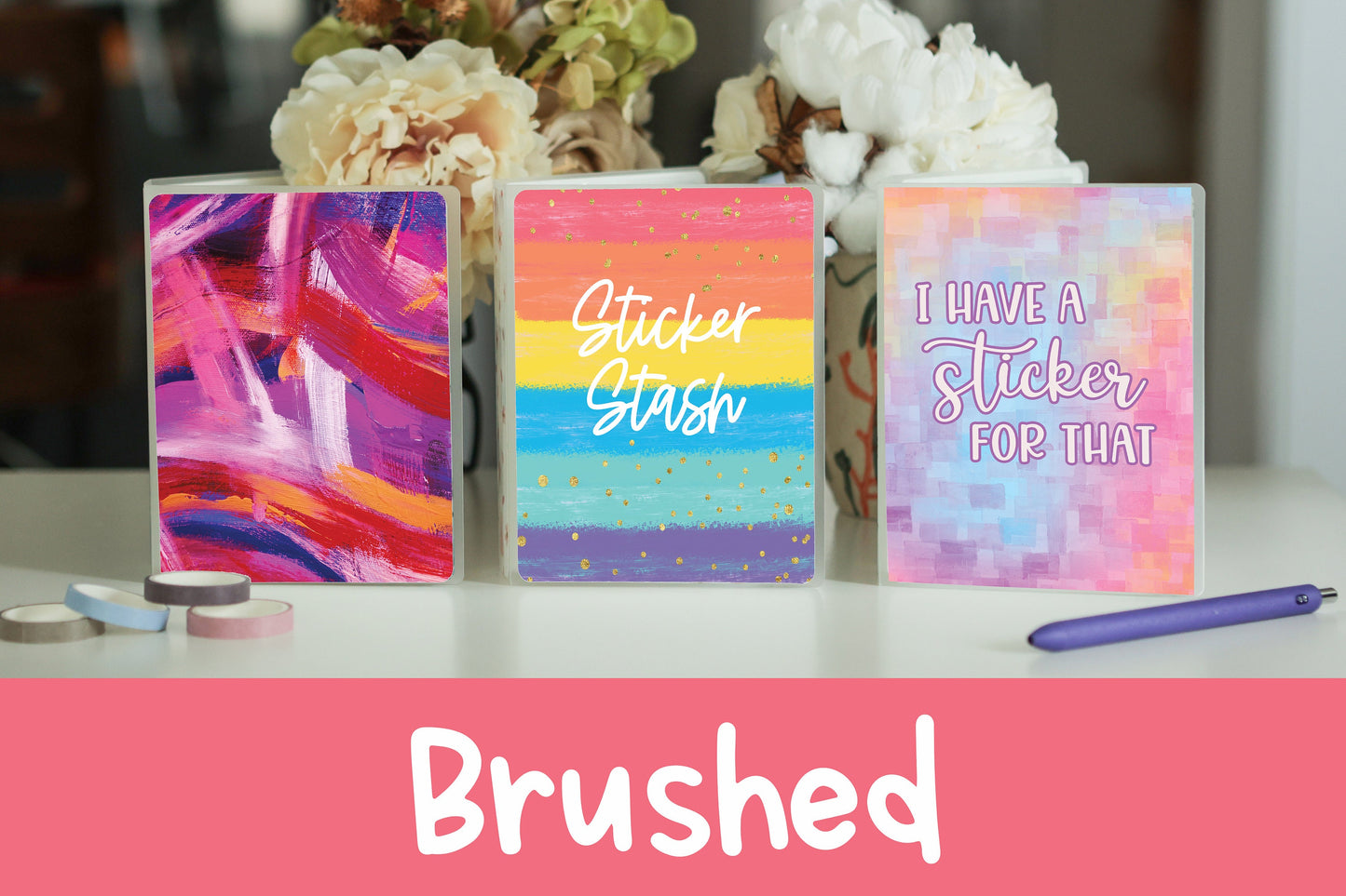 Brushed Sticker Album | 60 Top-Loading Sleeves