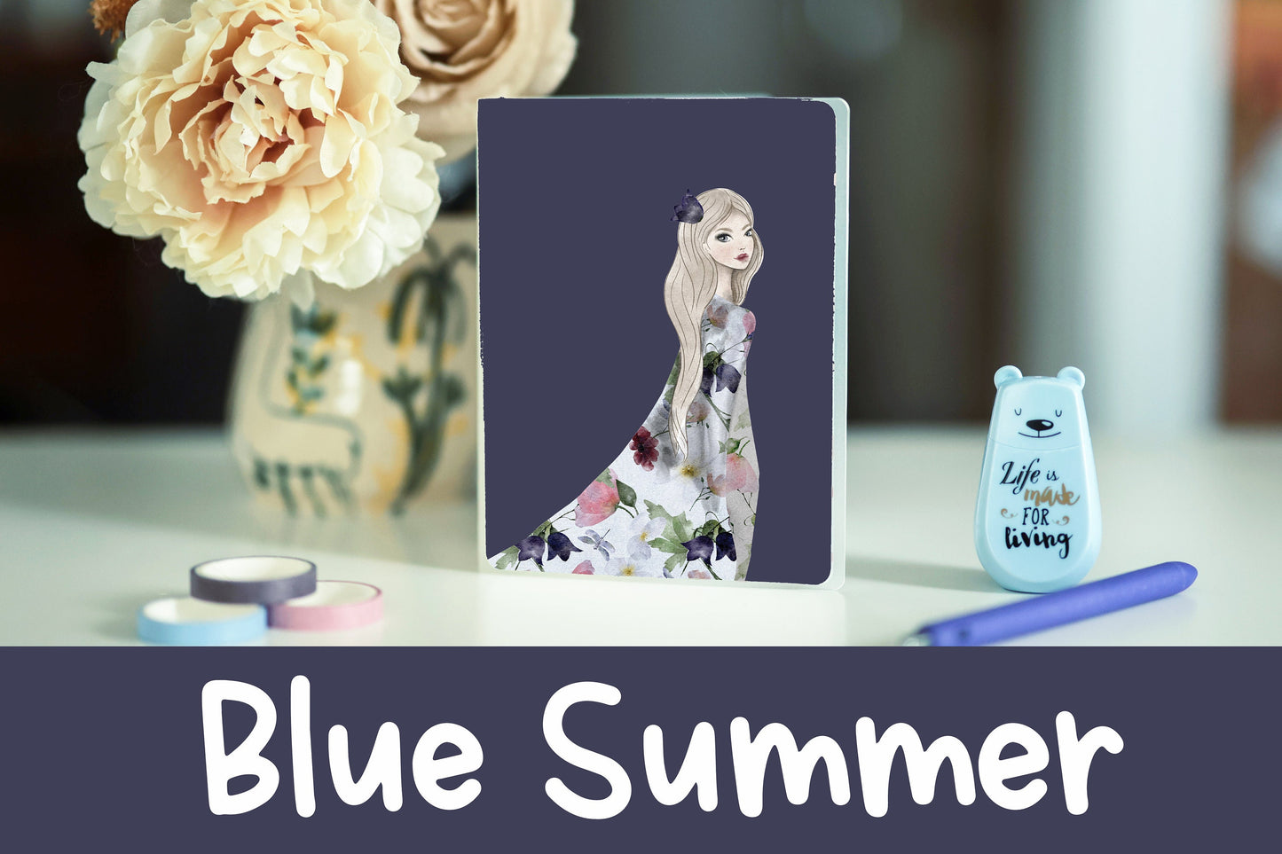 Scandinavian Summer Sticker Album | 60 Top-Loading Sleeves