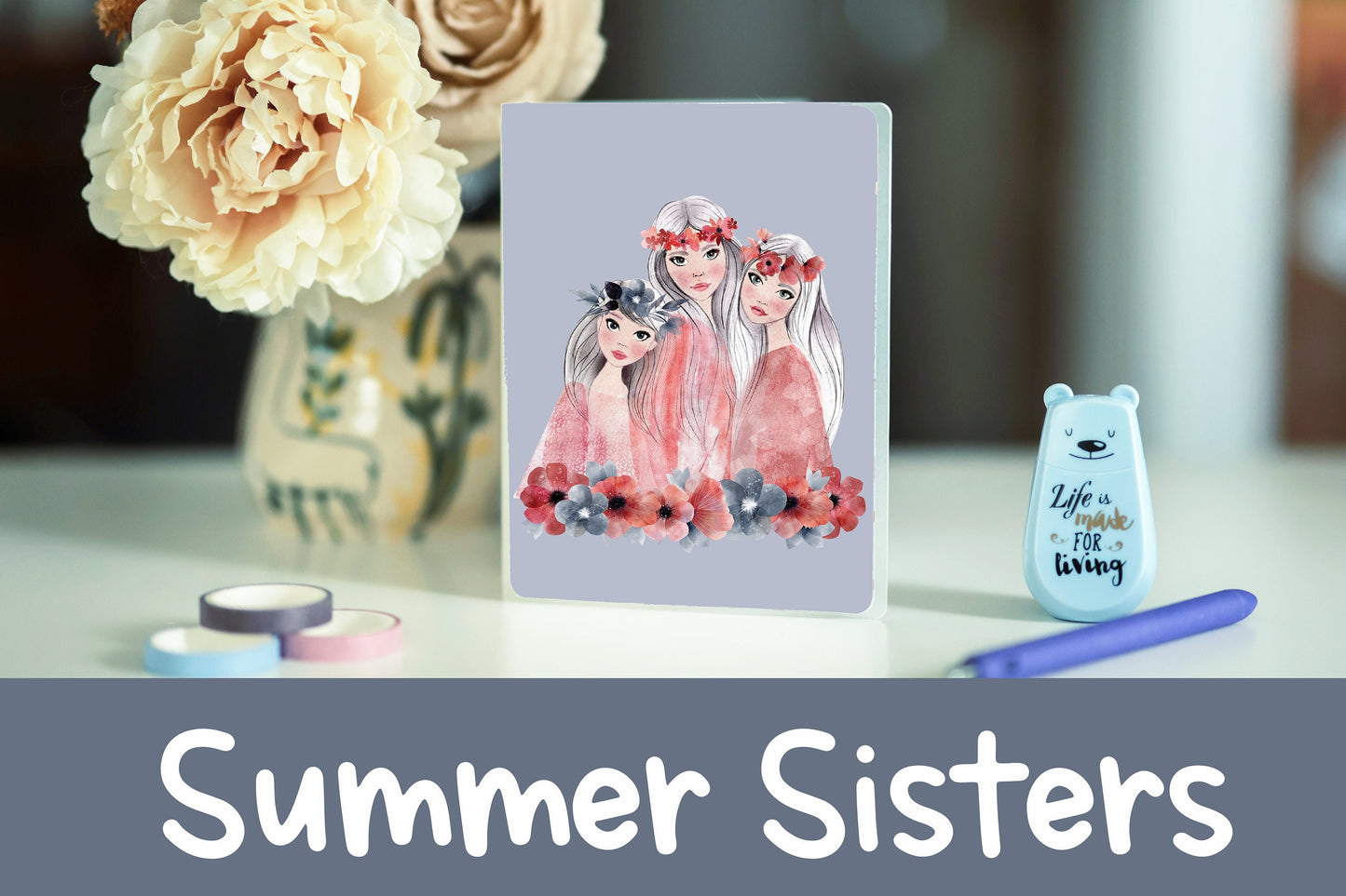 Scandinavian Summer Sticker Album | 60 Top-Loading Sleeves