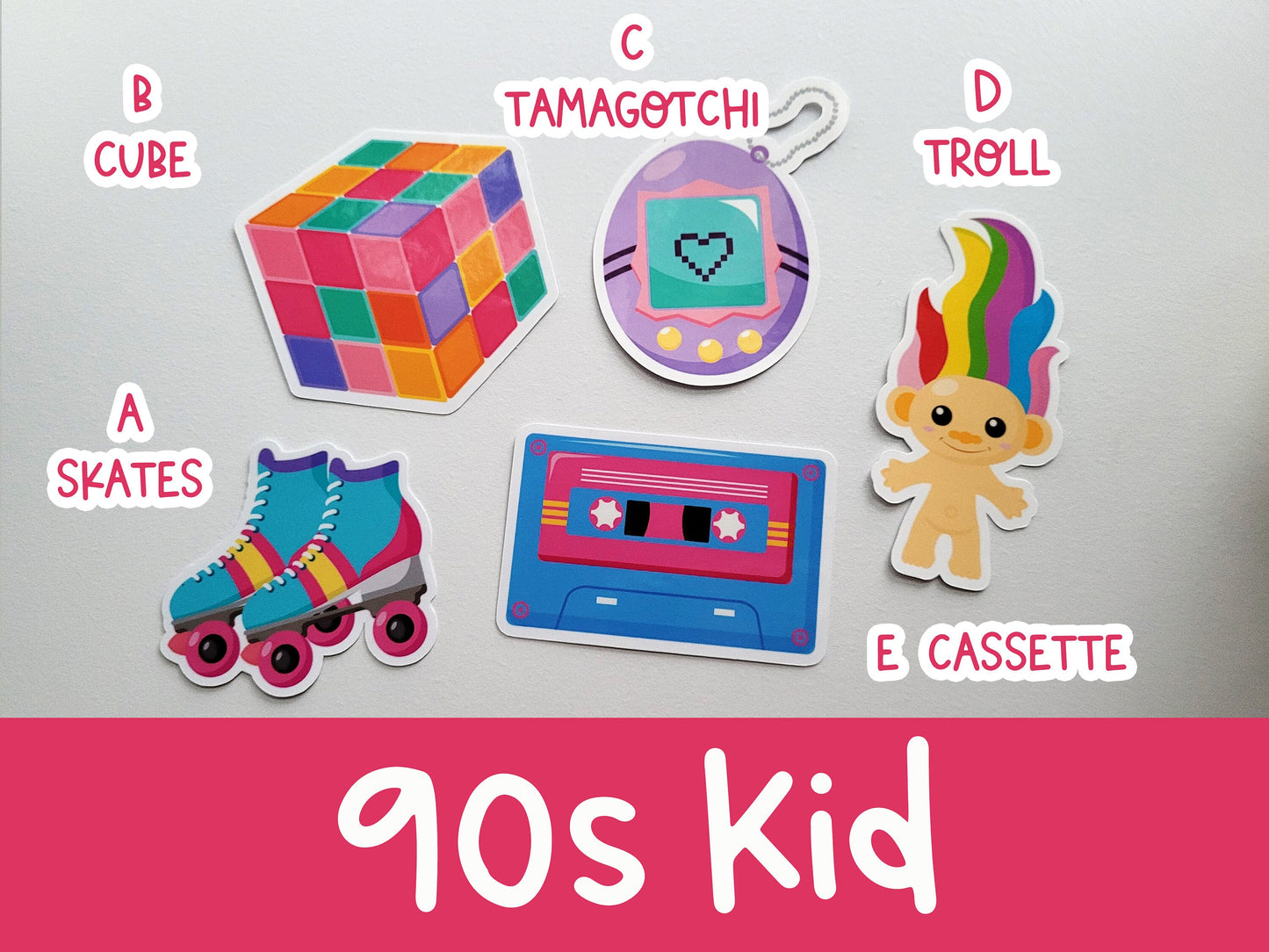 90s Kid Vinyl Sticker