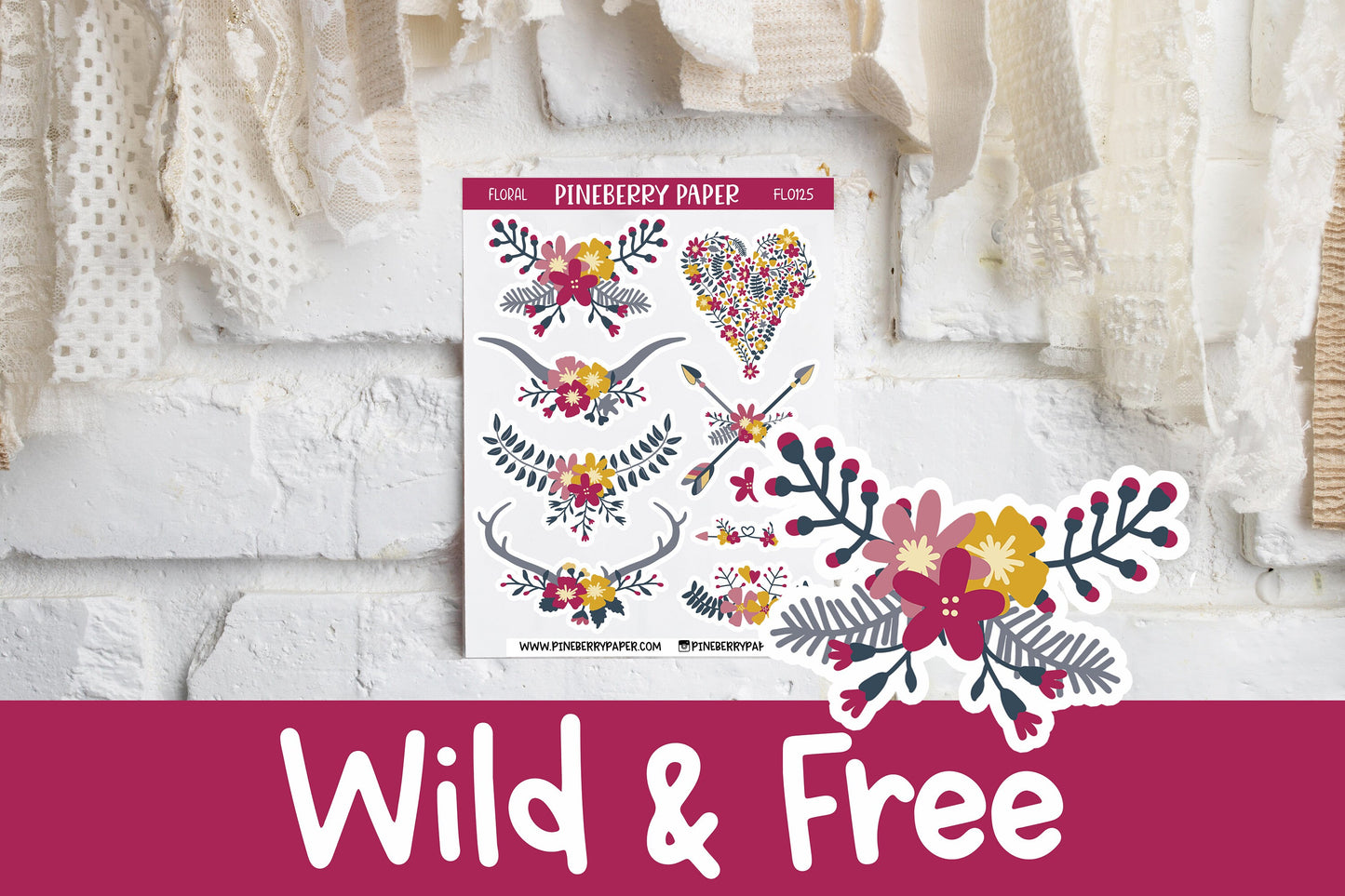 Wild & Free Florals | FL0125 | Discontinued