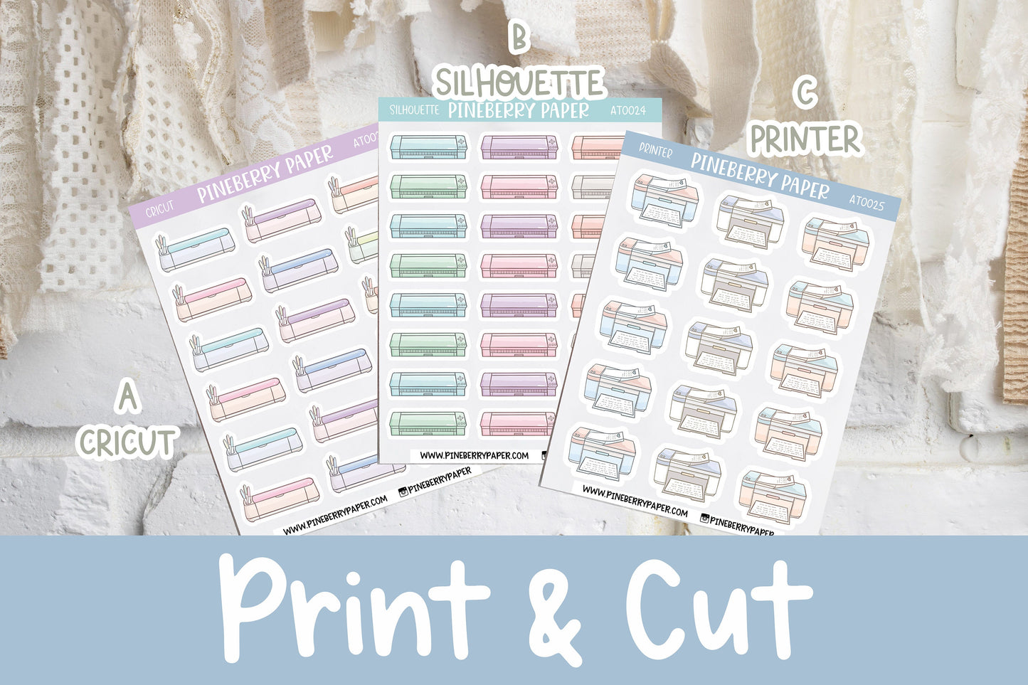 Print & Cut Stickers
