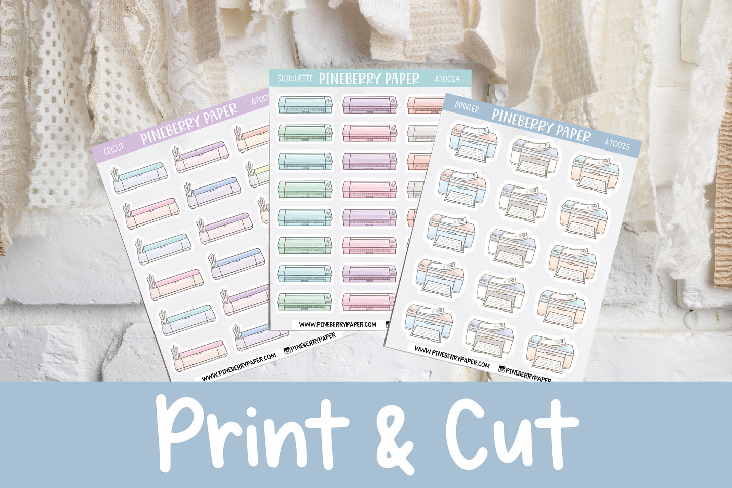 Print & Cut Stickers