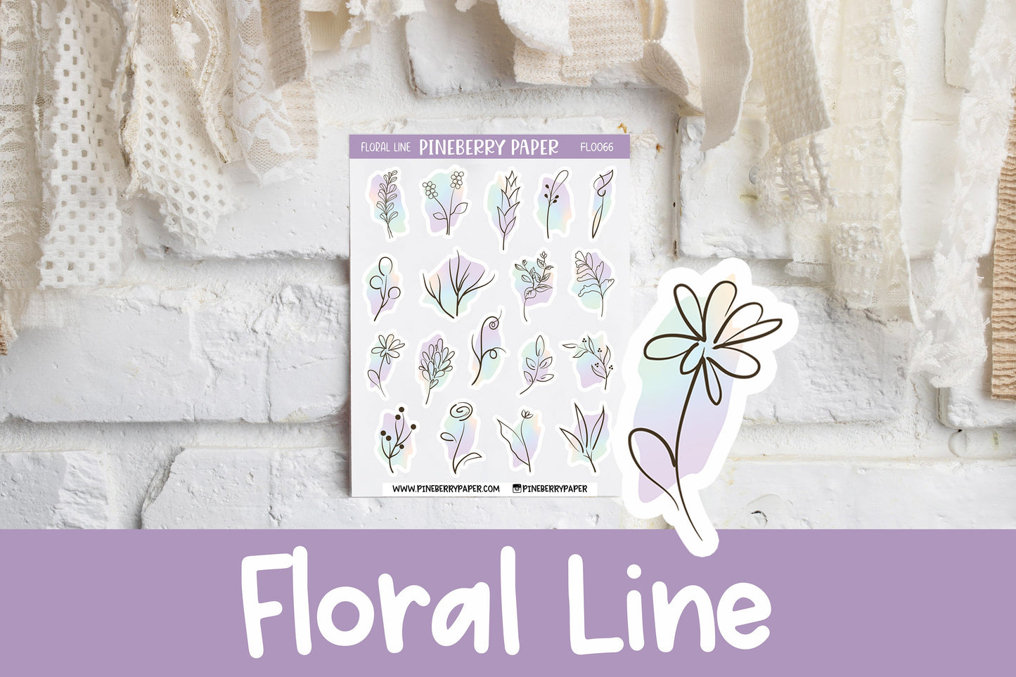 Floral Line Art | FL0066