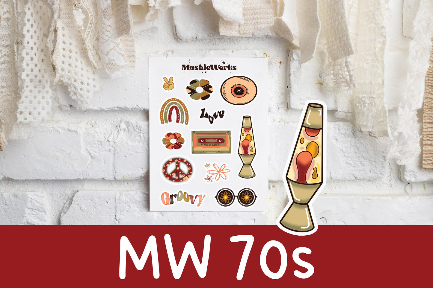 70s Stickers
