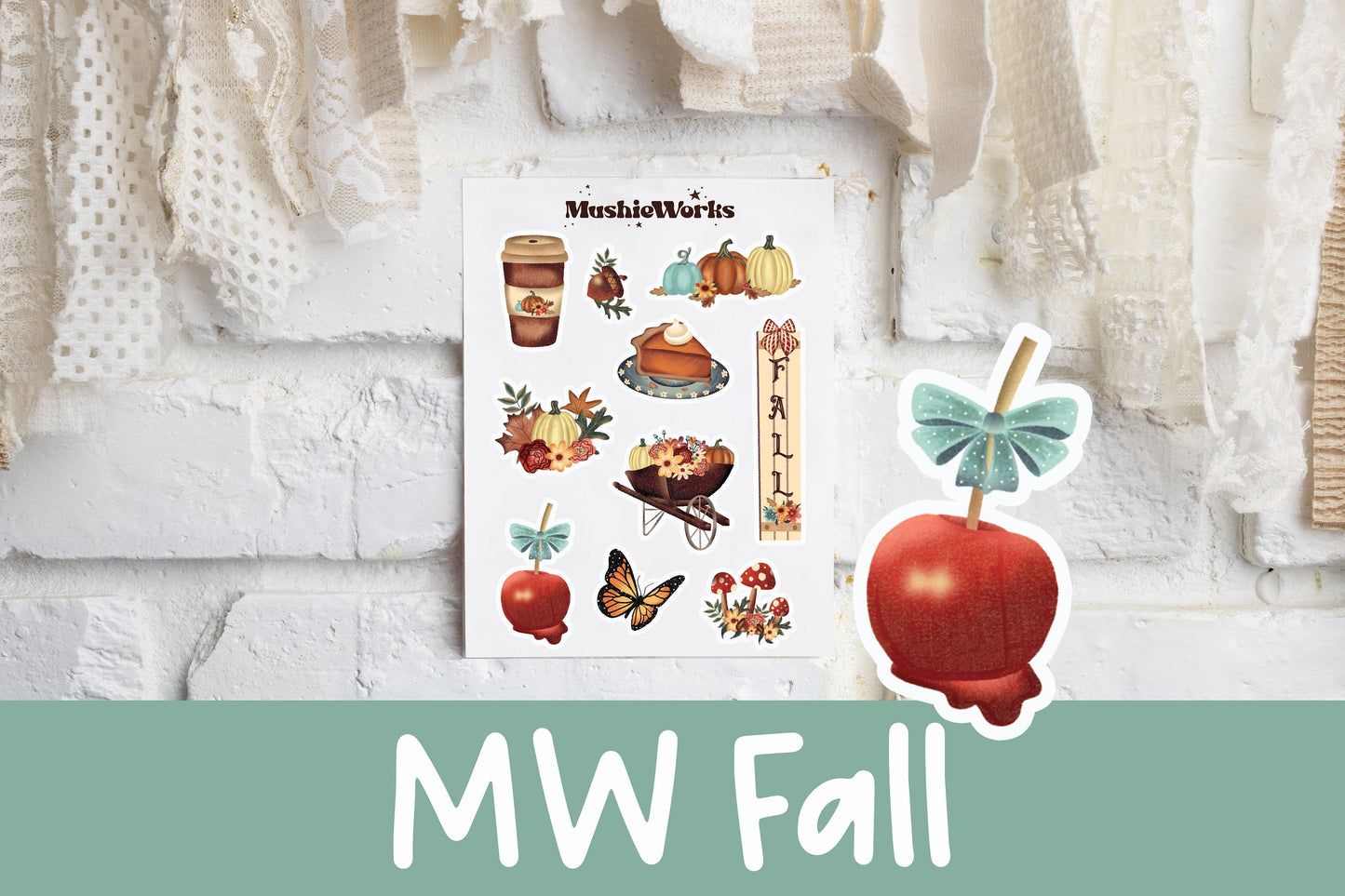 Fall Stickers | Mushie Works