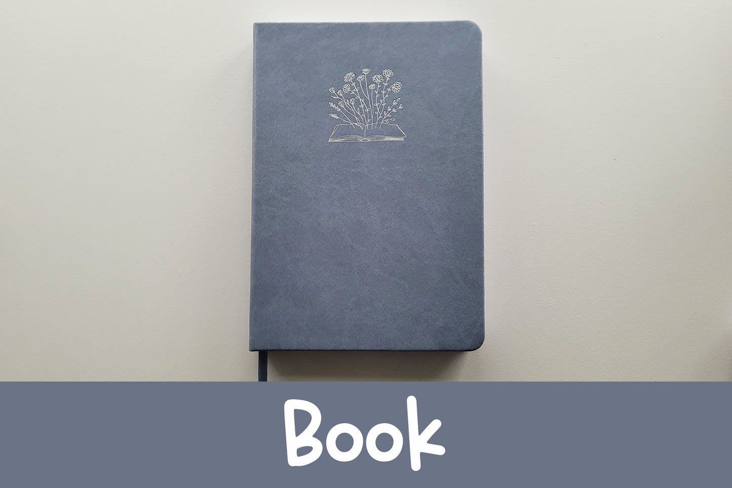 Floral Book Dot Grid Notebook