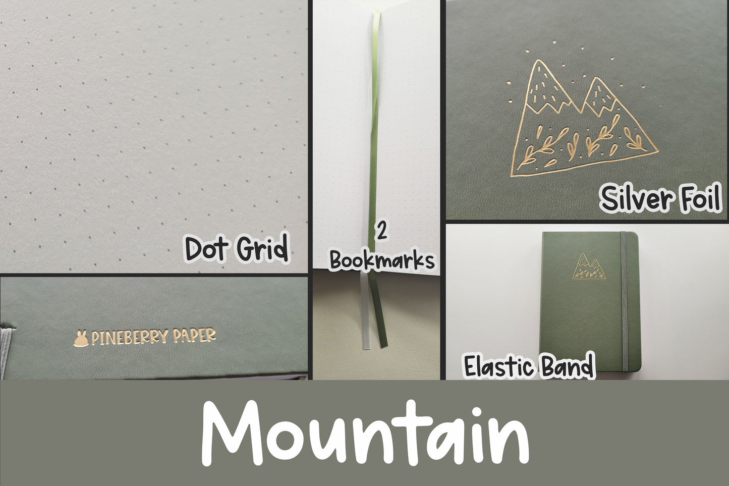 Mountain Dot Grid Notebook