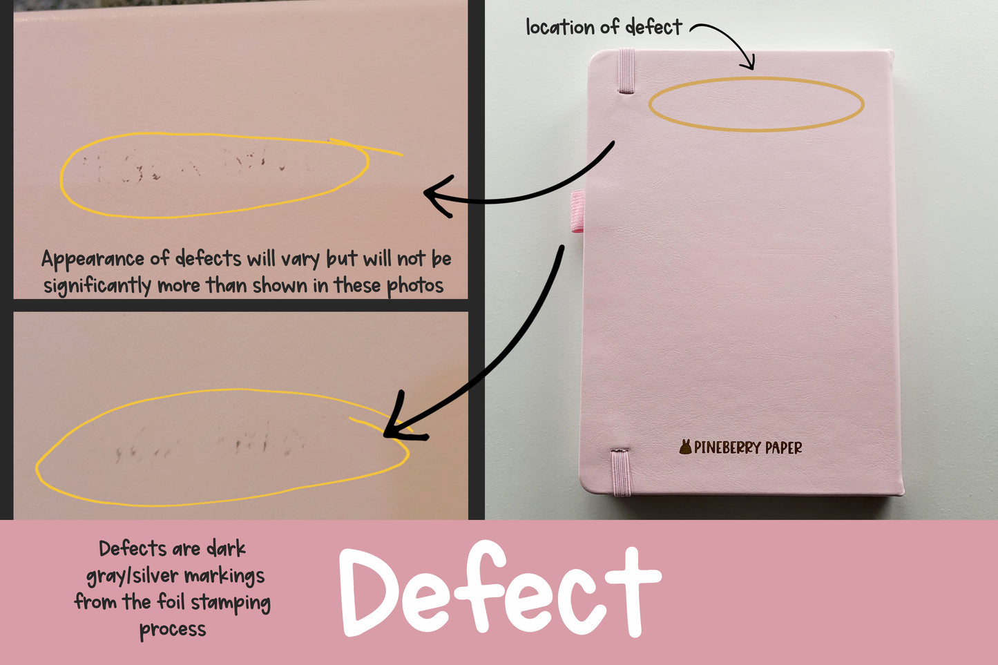 Oops Pineberry Bunny Dot Grid Notebook