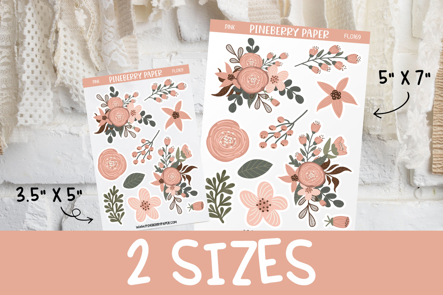 Pink Flowers | FL0168 | FL0169