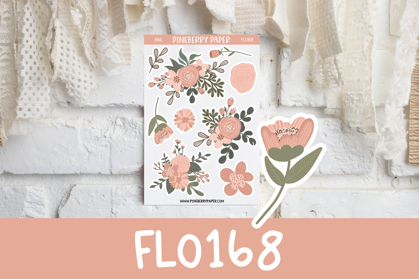 Pink Flowers | FL0168 | FL0169