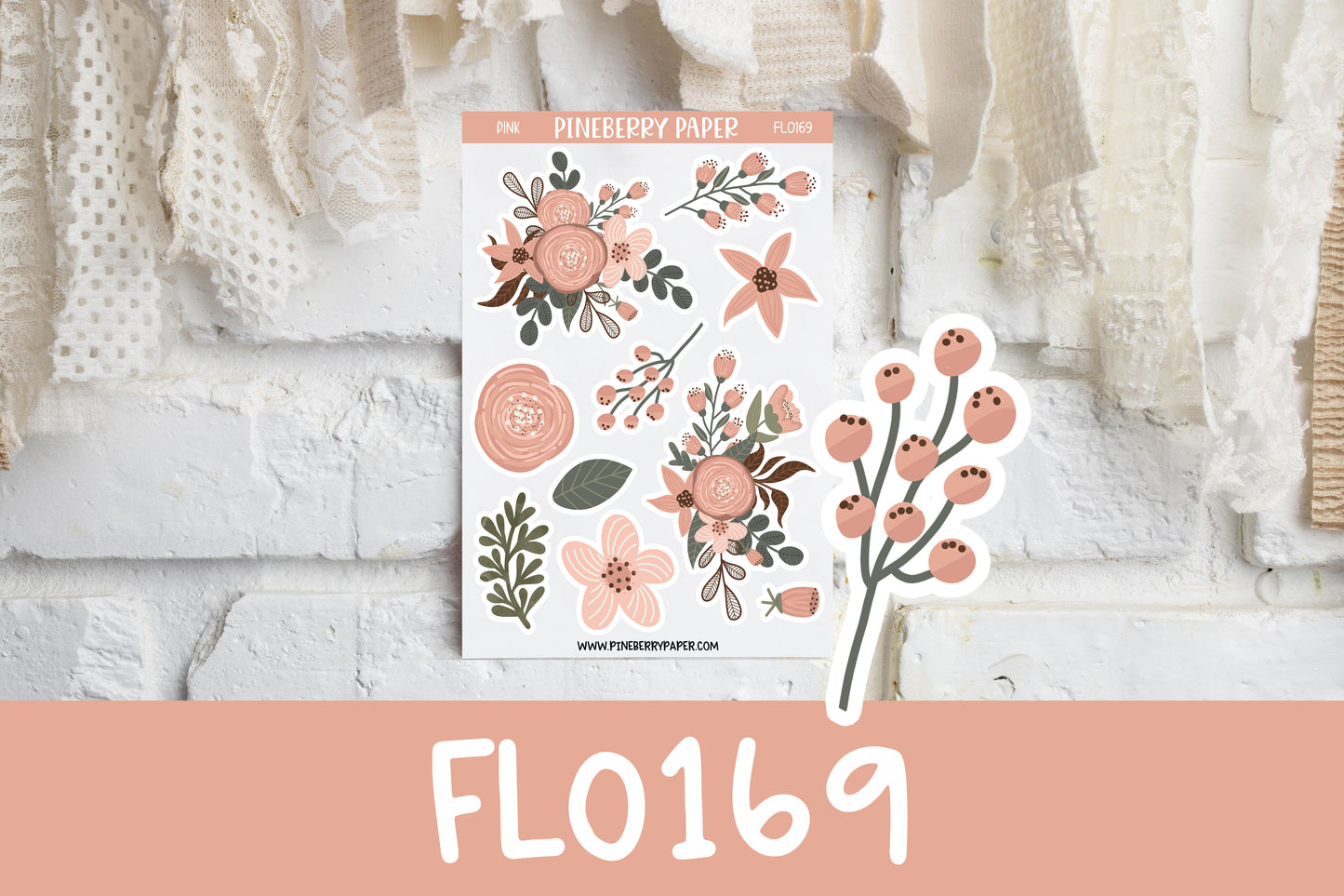 Pink Flowers | FL0168 | FL0169