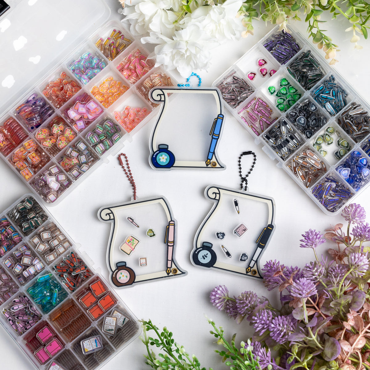 Pen & Ink Shaker | Customize and Select Your Charms