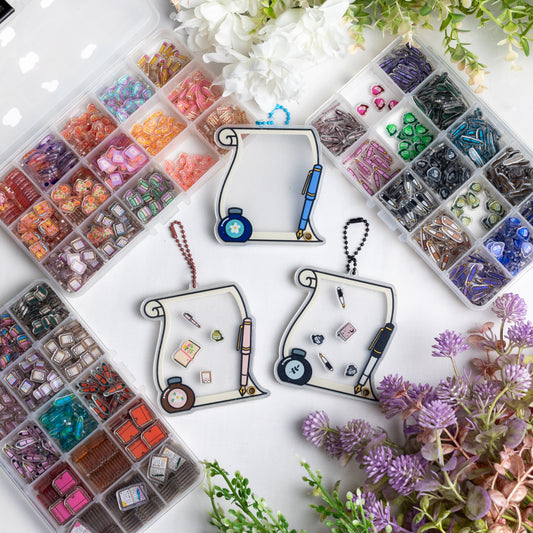 Pen & Ink Shaker | Customize and Select Your Charms