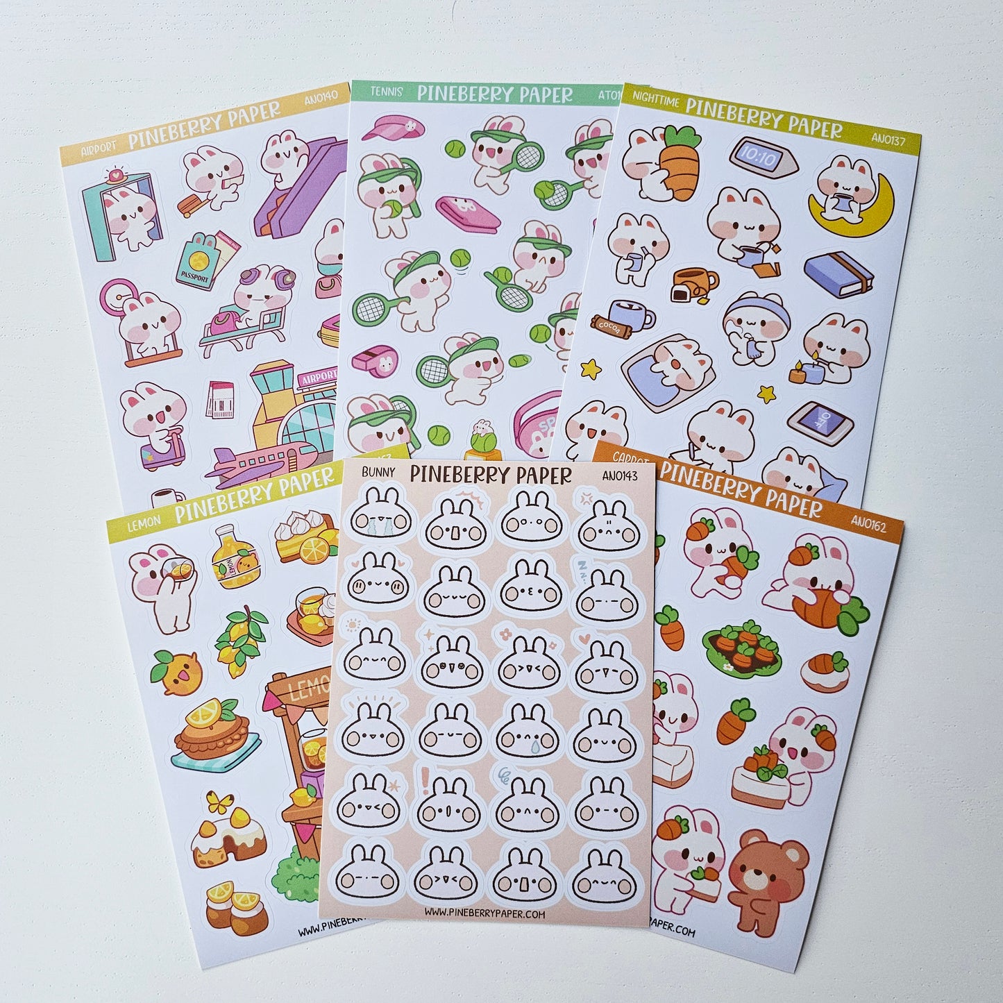 Bunny Sticker Bundle | 6 vinyl sheets