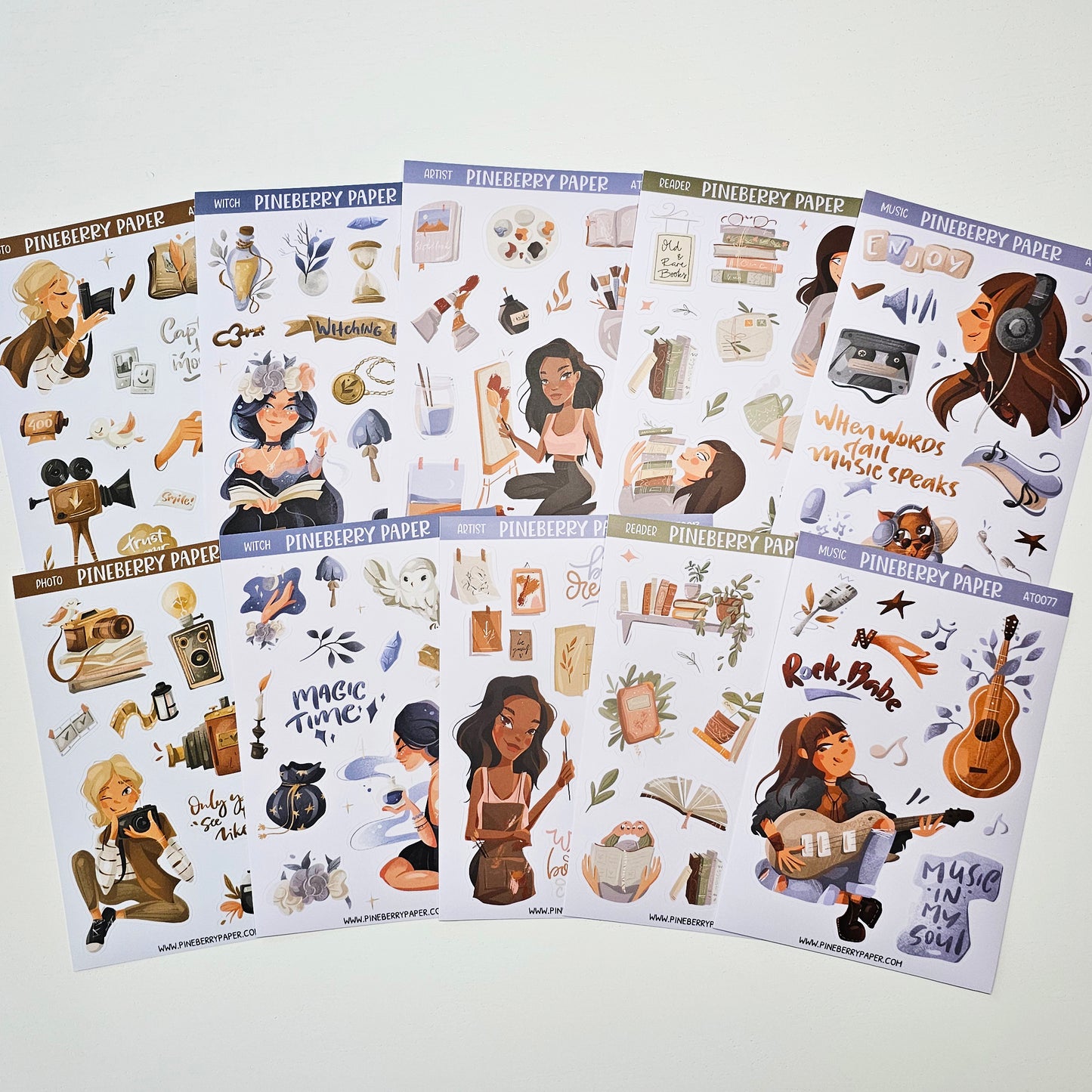 Dolls 1 Sticker Bundle | 10 vinyl sheets