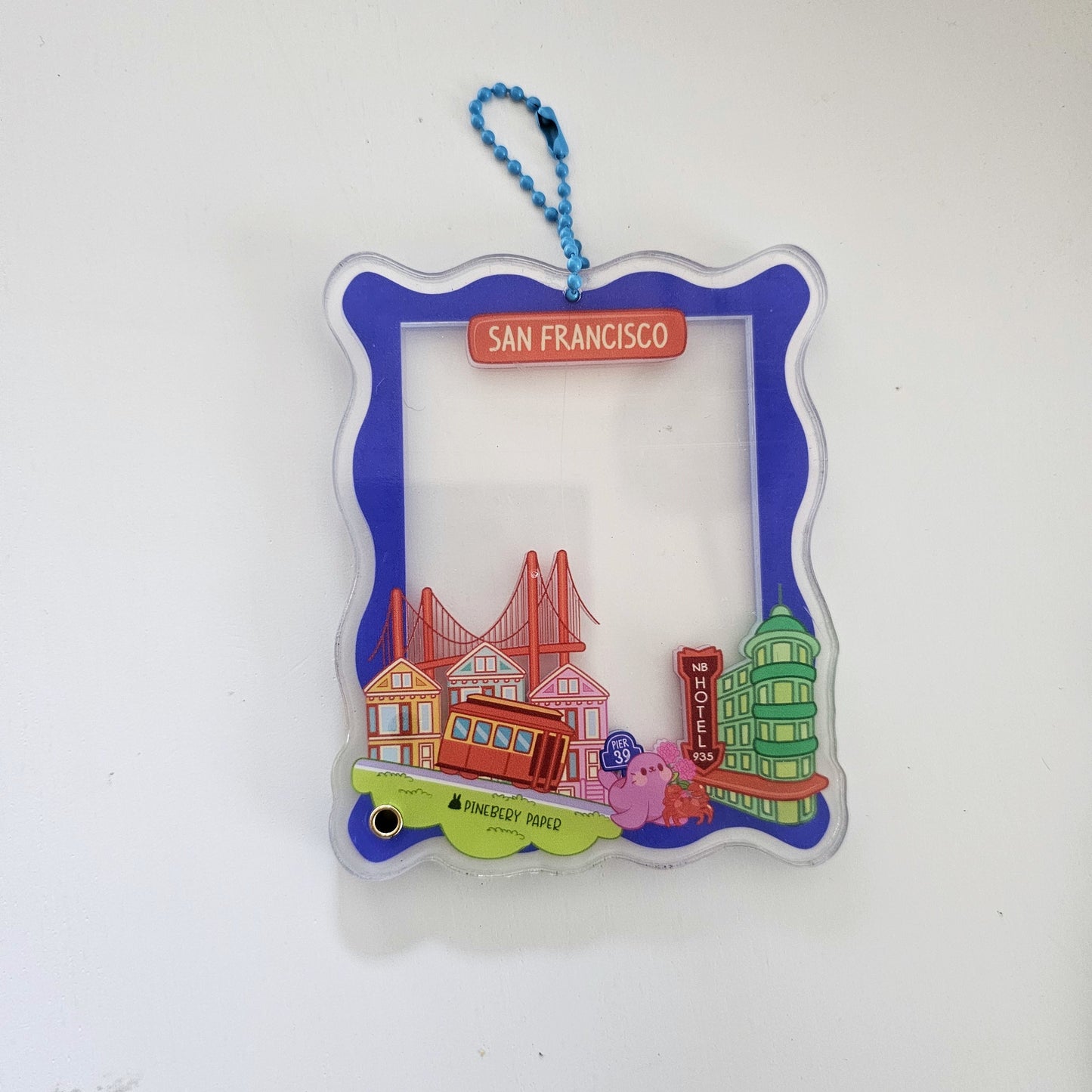 San Francisco Stationery Fest Shaker Keychain | u-pick charms