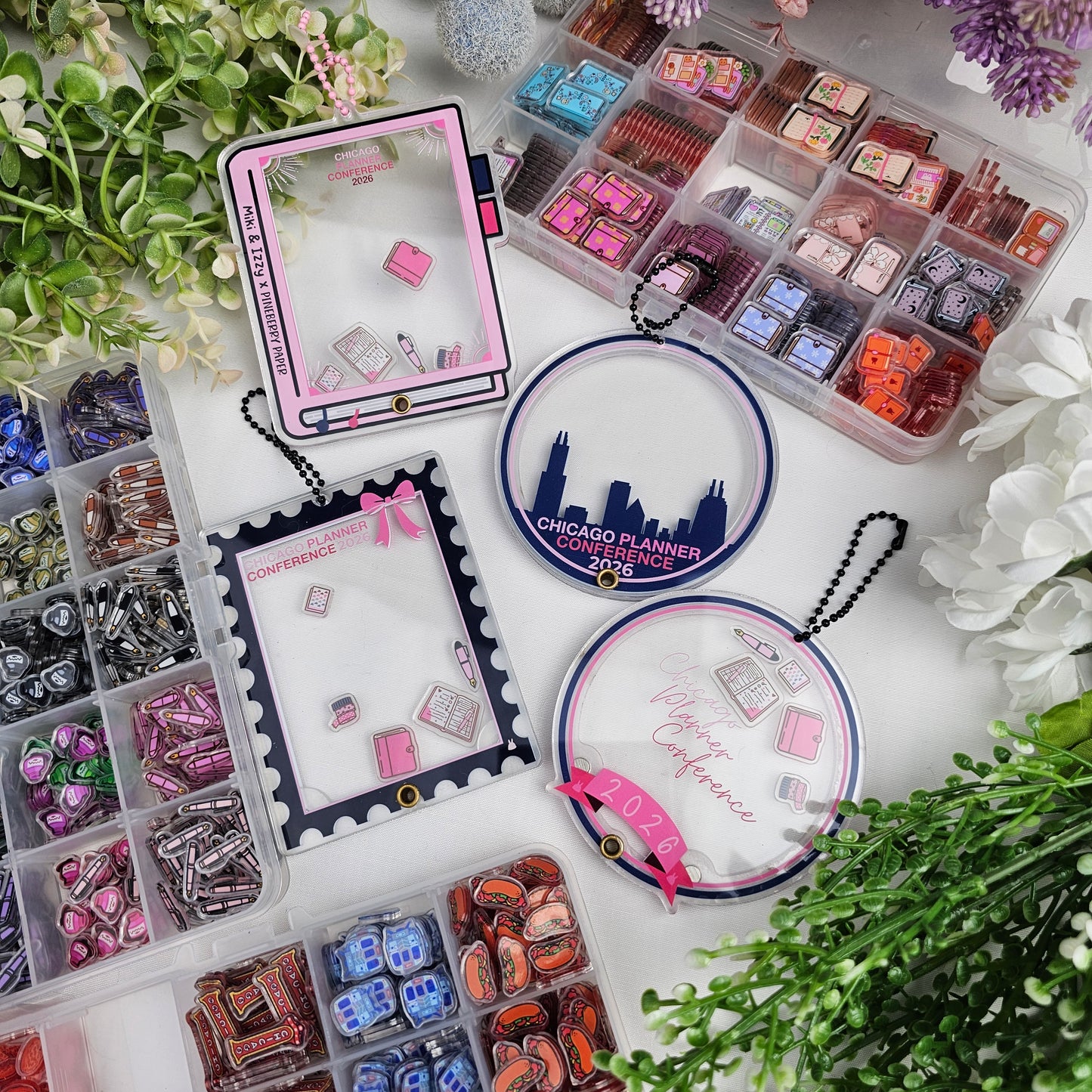 2026 CPC Shaker Keychain | Planner | Stamp | Skyline Circle | CPC Circle *PRE-ORDER ships by end of September