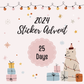 2024 Sticker Advent 25 Days