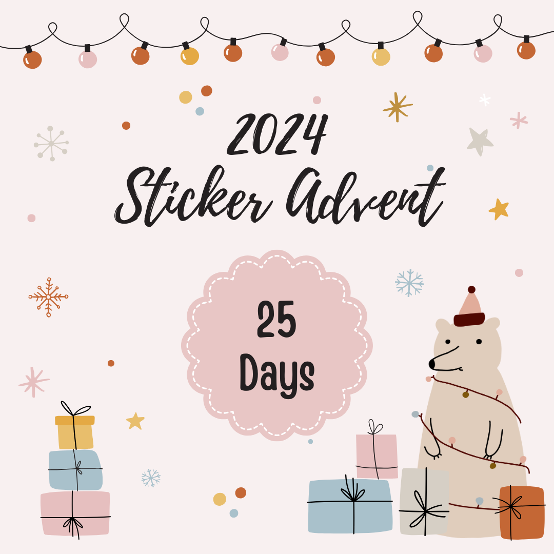 2024 Sticker Advent 25 Days