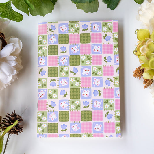 Bunny Quilt Reusable Sticker Book