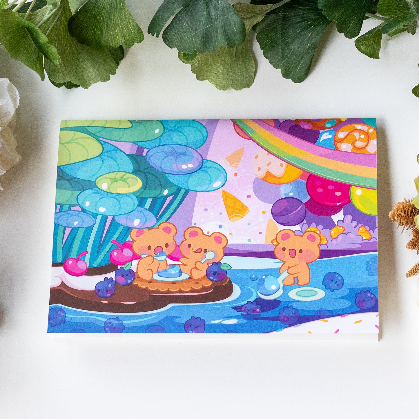 Snacking Bears Reusable Sticker Book