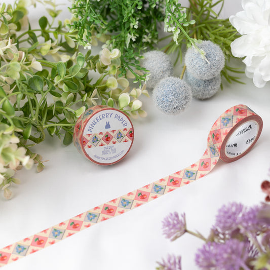Cherry Washi Tape | 15mm x 10m | W071