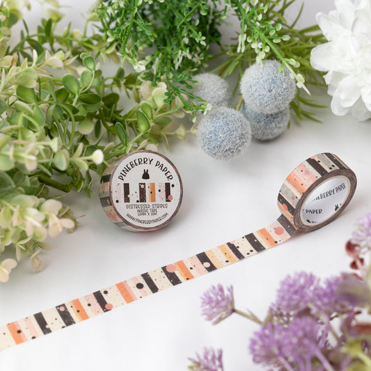 Distressed Stripes Washi Tape | 15mm x 10m | W052