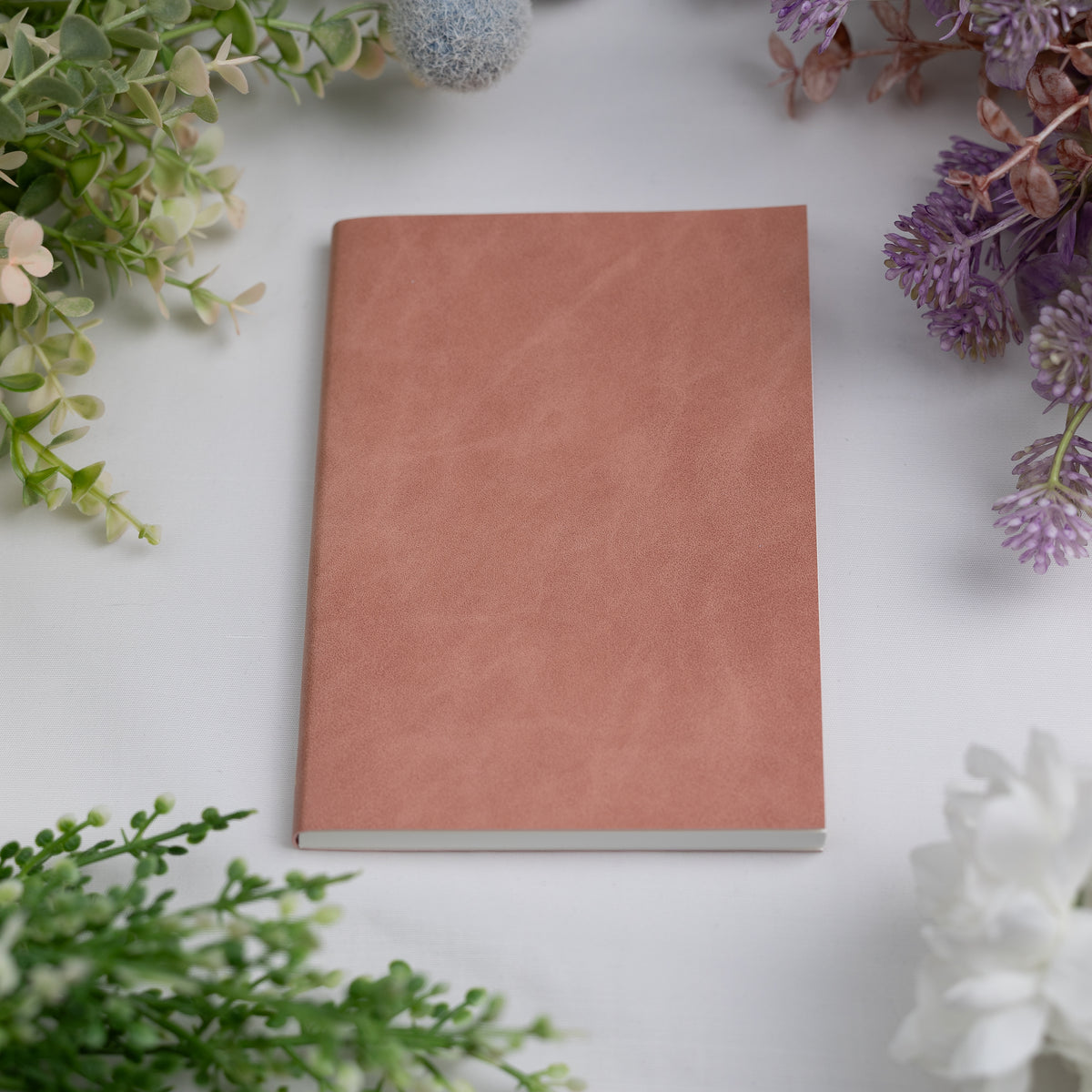 A6 Pink Tomoe River Paper Grid Notebook