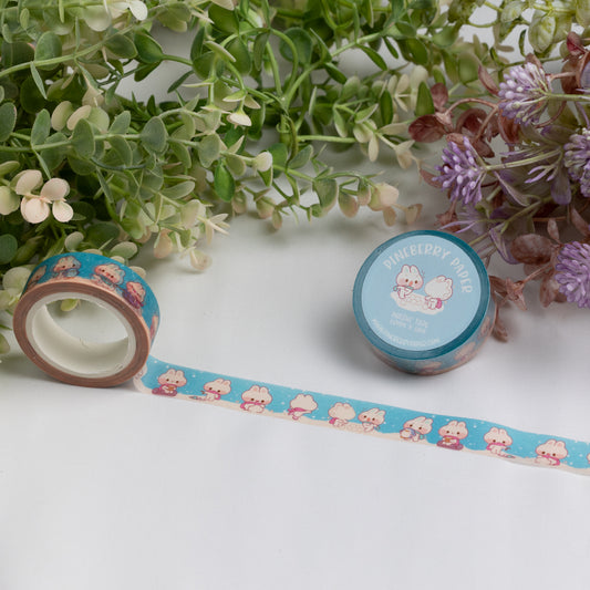 Snow Bunny Washi Tape | 15mm x 10m | W027