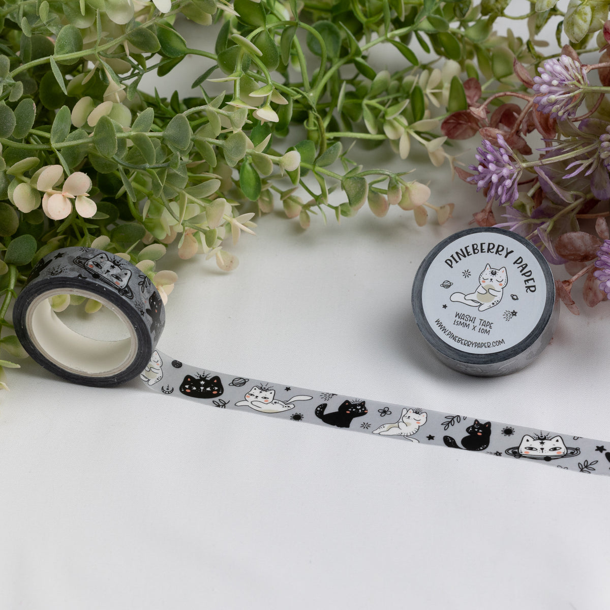 Star Cat Washi Tape | 15mm x 10m | W016