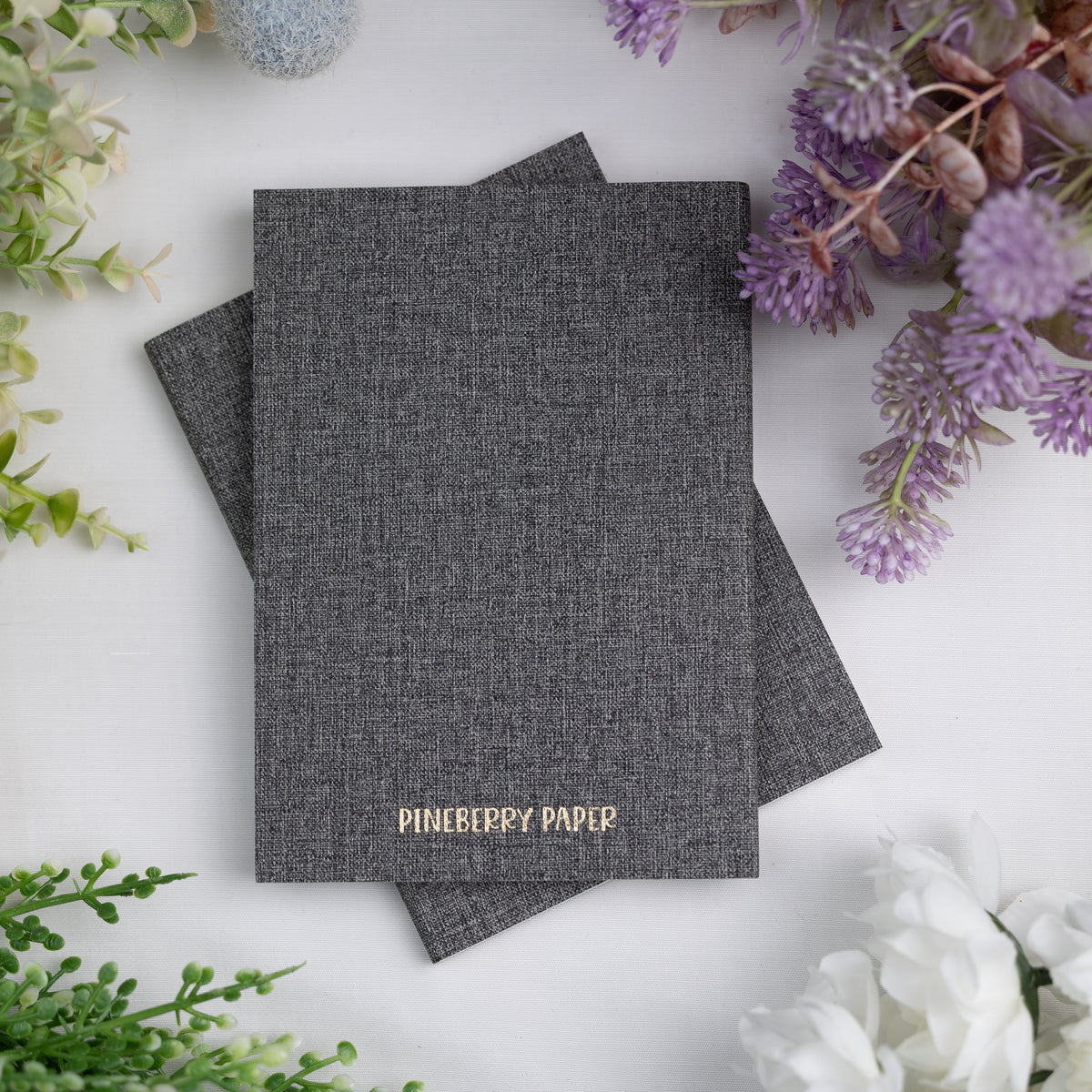 A6 Tweed Tomoe River Paper Grid Notebook