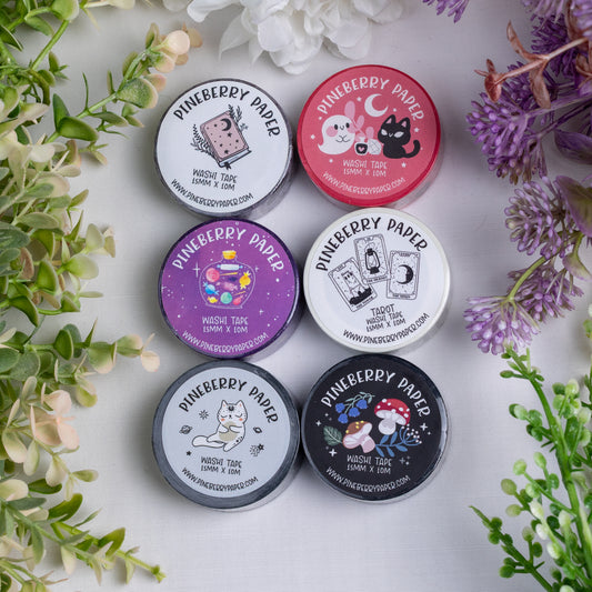 Arcana Washi Bundle | 15mm x 10m | 6 rolls