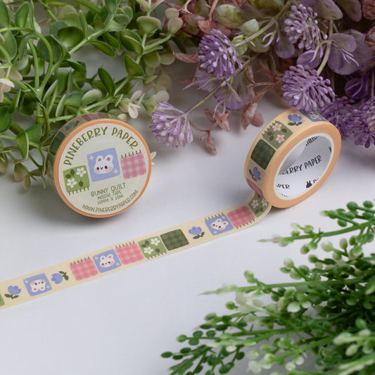 Bunny Quilt Washi Tape | 15mm x 10m | W022