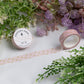 Pink Checkered Daisy Washi Tape | 15mm x 10m | W090