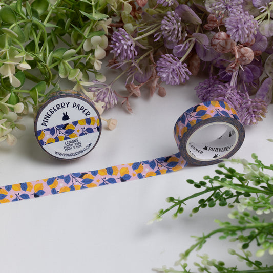 Lemon Garden Washi Tape | 15mm x 10m | W074