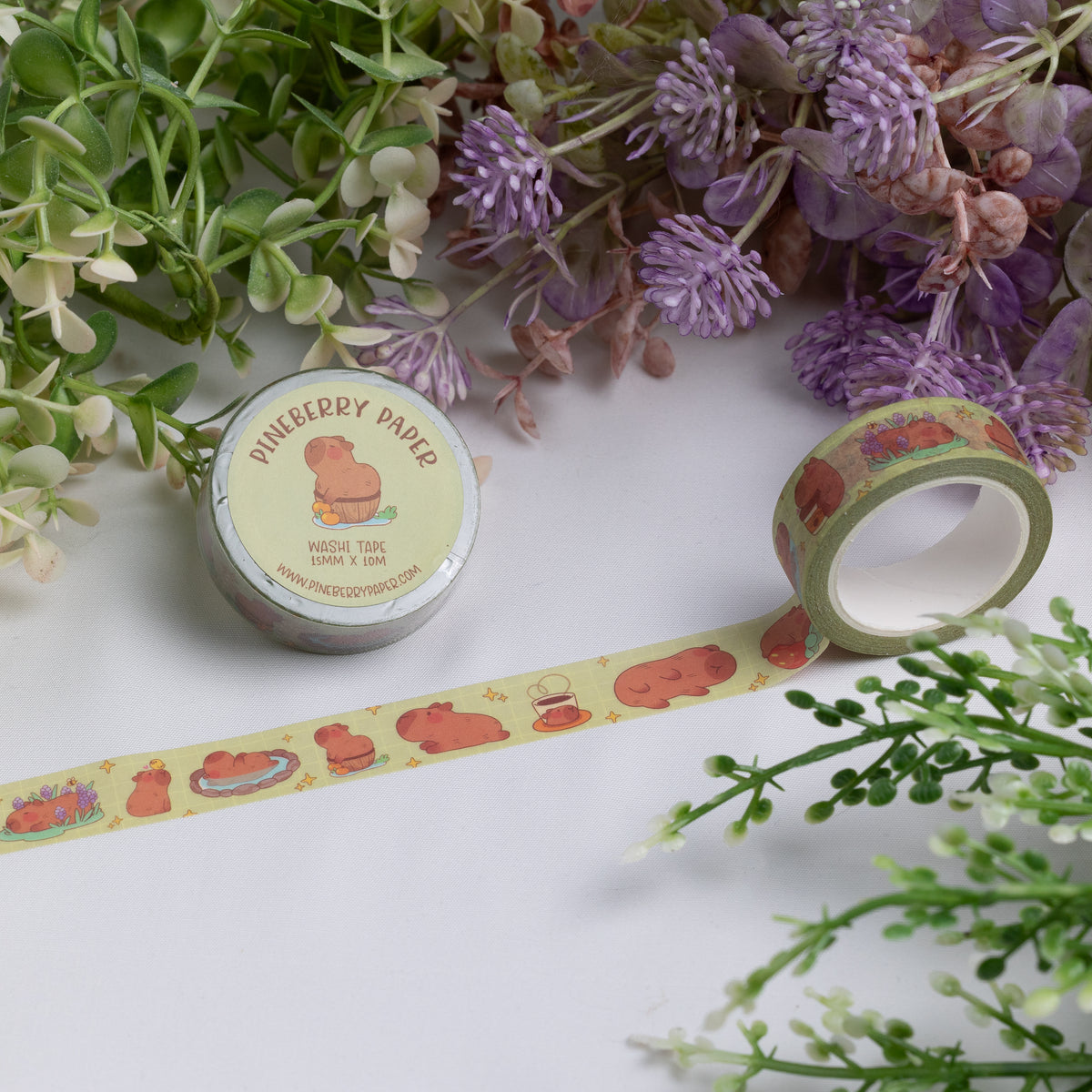 Capybara 2 Washi Tape | 15mm x 10m | W039
