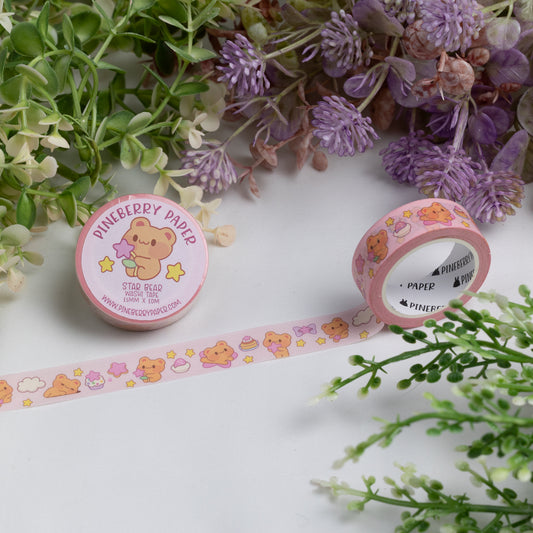 Star Bears Washi Tape | 15mm x 10m | W032