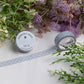 Light Blue Checkered Bow Washi Tape | 15mm x 10m | W065
